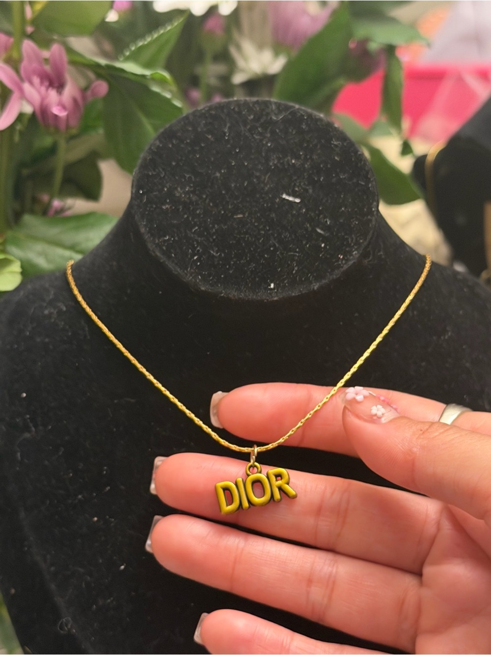 Dior Gold bronze Necklace